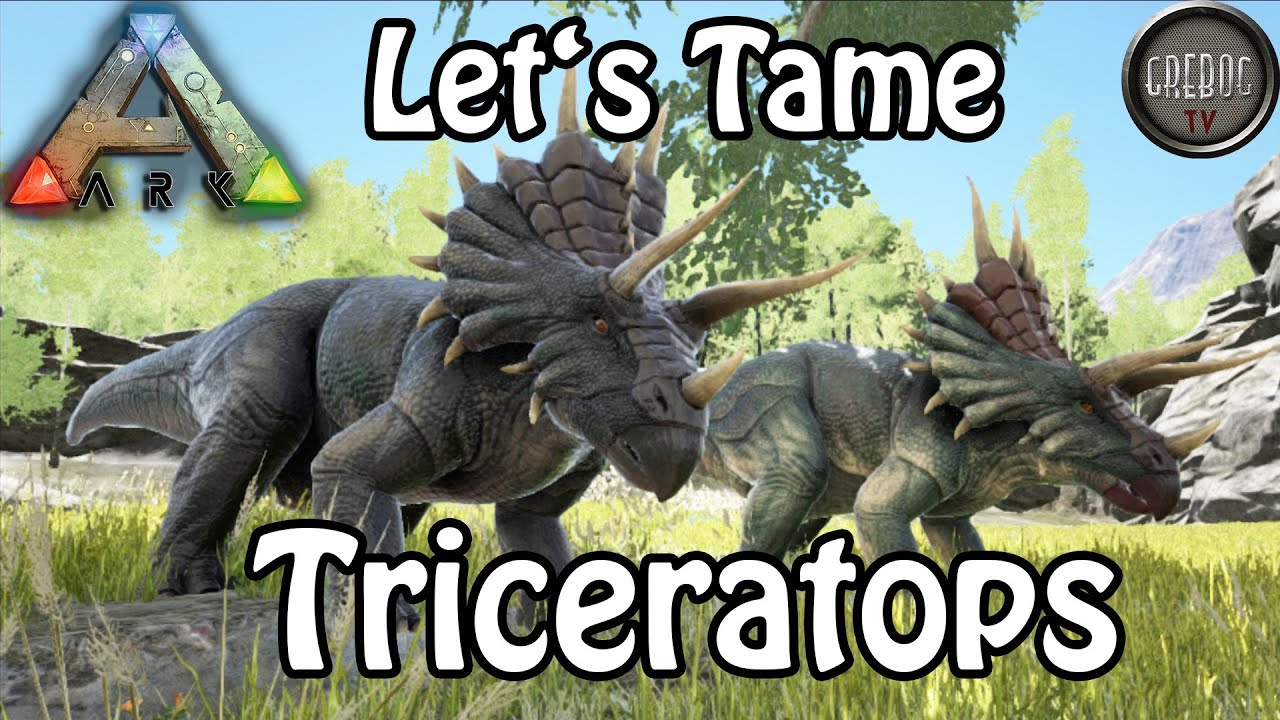 Ark: Survival Evolved - Let's Tame Triceratops (deutsch)