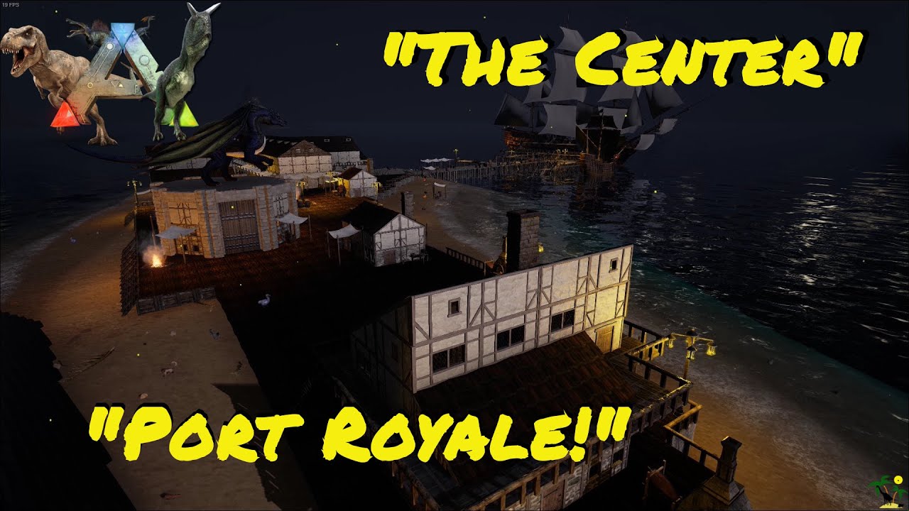 ARK:Survival Evolved Let's build: "Port Royale!" wir testen: - Kronos' Trade Center v1.20 -