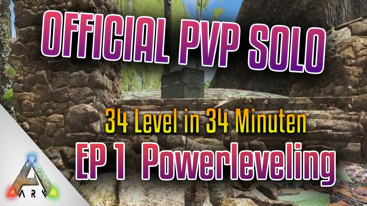 Neuer Char & Powerleveling | Official PvP Solo | Episode 1 | Ark Let's Play German