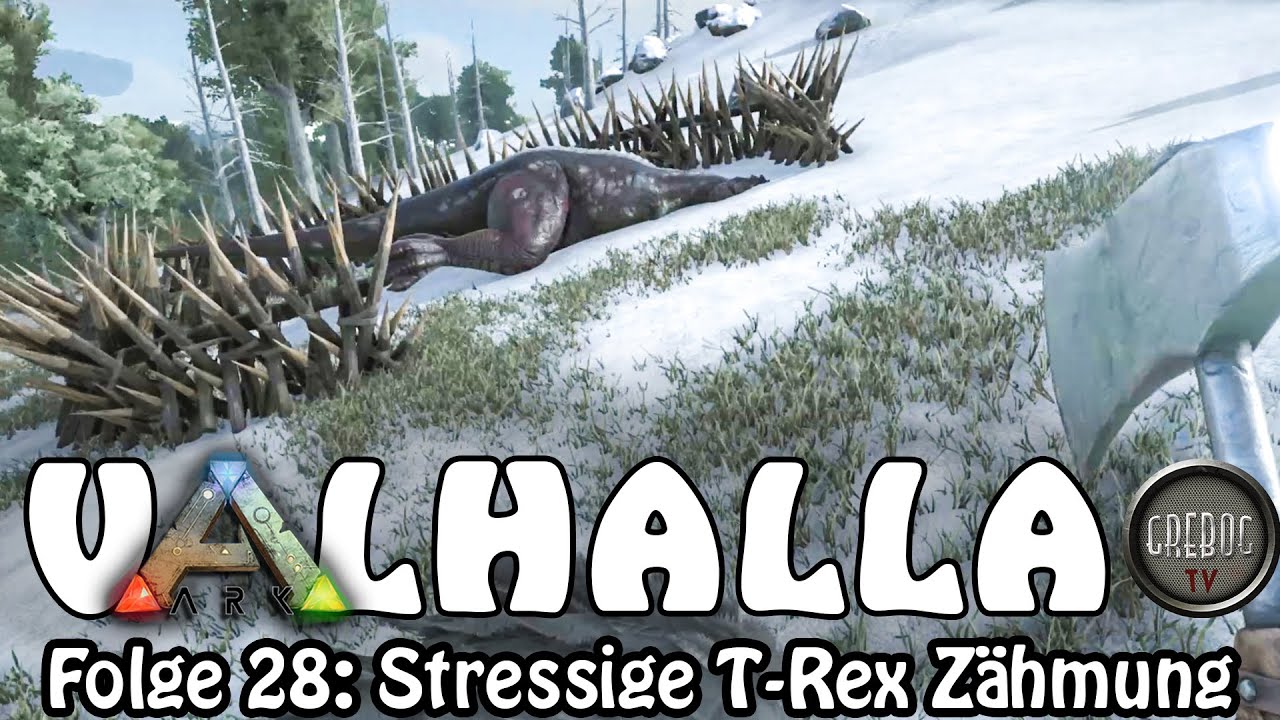 ARK SE - VALHALLA - Folge 28: Stressige T-Rex Zähmung (Teil 1)