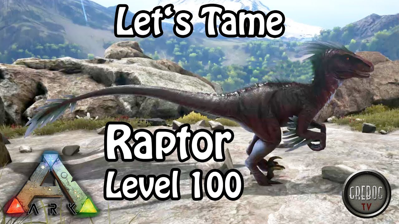 Ark: Survival Evolved - Let's Tame: Raptor Level 100 (deutsch)
