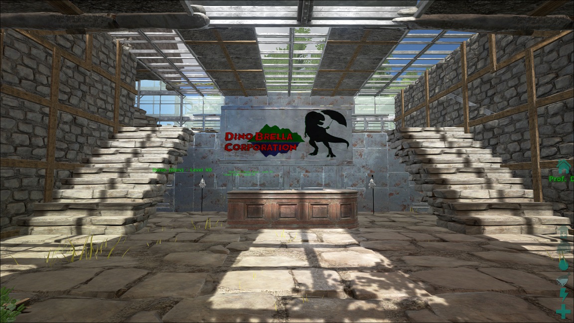 Dinobrella Eingangshalle